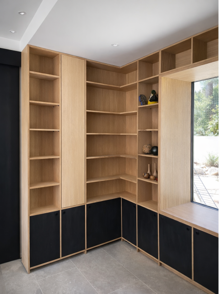 bibliothèque sur mesure 